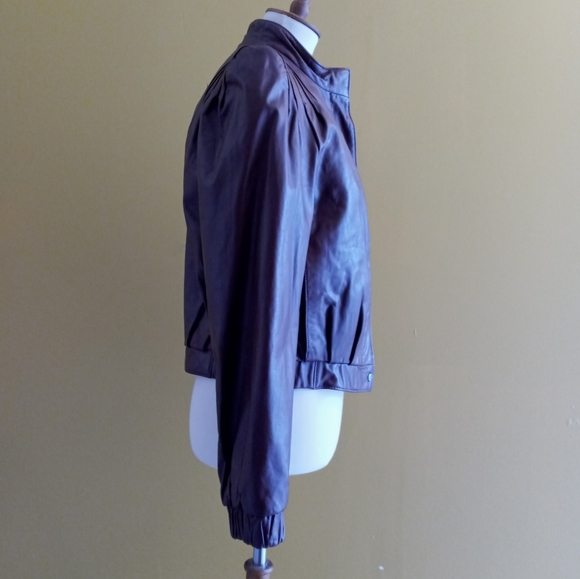 Rare Wilson lined leather Jacket SZ 16 - Picture 4 of 13